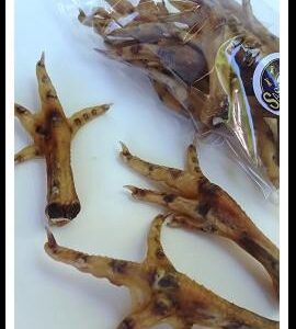 Dried Chicken Feet treat for your dog