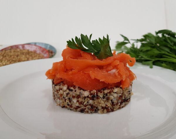 Raw salmon food for dogs