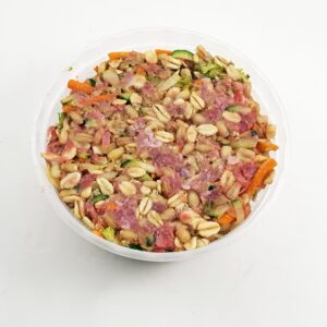 chicken and oats and barley high calorie raw dog food