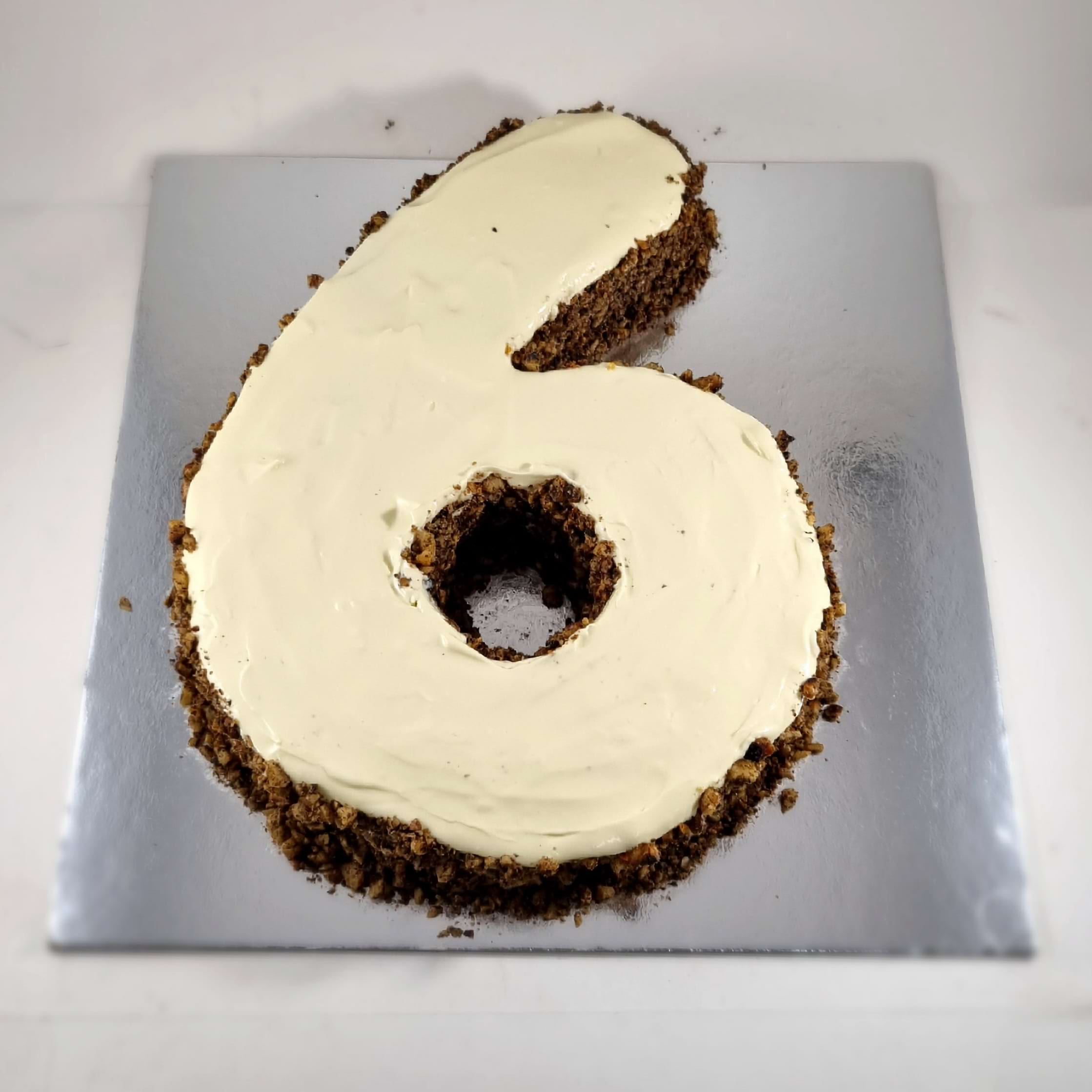Number 6 Cake | Number 6 Birthday Cake for Boys